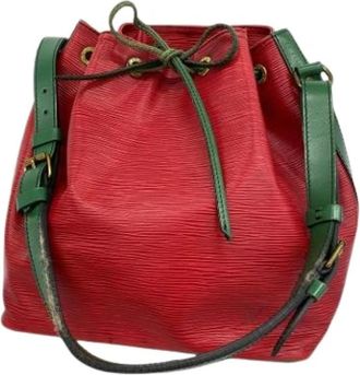 Louis Vuitton Pre-owned Bucket Bags, female, Red, Size: ONE SIZE Pre-owned Bucket Bag