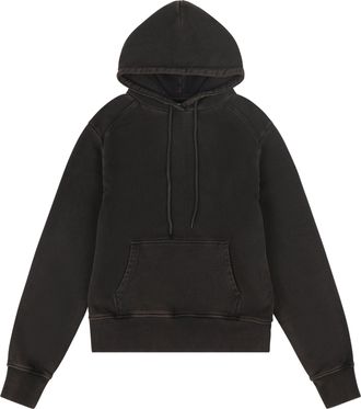 Entire studios Relaxed Fit Hooded Sweatshirt with Faded Detailing