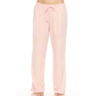PJ Salvage Very Terry Cable Pants In Pink Tint
