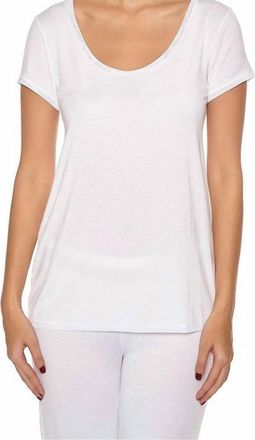 Addiction Lingerie Two Piece T-Shirt And Pants Set In White