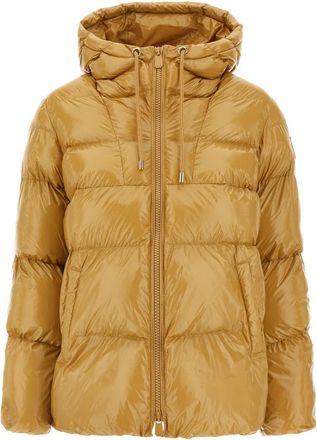 Pinko Eleodoro Down Jacket - Dames - Winterjassen - Geel - XS - Leer - Jassen
