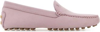 Tod's Pink Suede Loafers