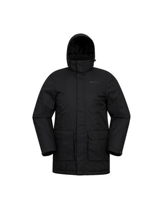 Mountain Warehouse Mens Mountain Warehouse Mens Ranger Padded Parka - Black - Size: 48/Regular