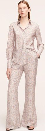 Rebecca Taylor Violet Fleur Silk Pajama Pant