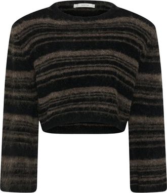 Gestuz GZsida Pul&oacute;ver de Rayas - Knitwear - Mujer - Negro - 2XS