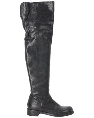 Jimmy Choo London Womens Leather Deron Knee-High Boot (Authentic Pre-Loved)