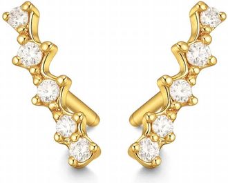 Ellie Vail Womens Lolita Climber Stud Earring In Gold