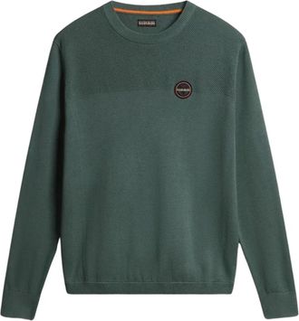 Napapijri Heren, Truien, Groen, Maat: 2XL Katoen