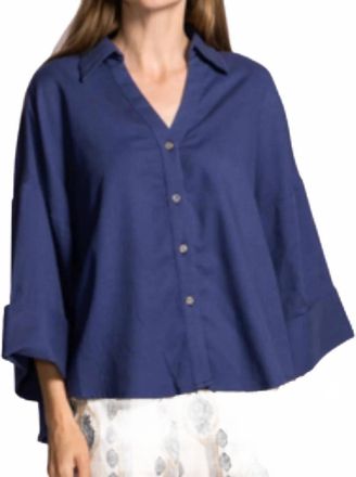 Pink Martini Womens Charlie Top In Navy