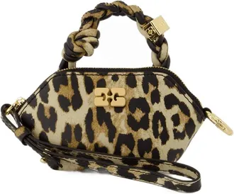 Ganni Tassen, Dames, Veelkleurig, ONE Size, Katoen, Nano Bou Bag