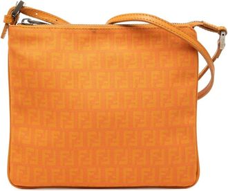Fendi Pre-owned Cross Body Bags, female, Orange, Size: ONE SIZE Pre-owned Crossbody Bag