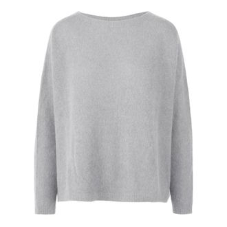 Bomboogie Maglione Girocollo Senza Cuciture in Misto Alpaca - - Knitwear - Donna - Grigio - M
