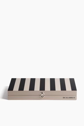 H&M Backgammon-Set aus Holz - Schwarz
