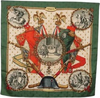Herm&egrave;s Pre-owned Silk Scarf - Dames - Vintage Accessoires - Veelkleurig - ONE Size - Vintage