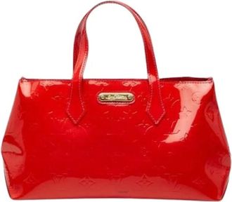 Louis Vuitton Pre-owned Handbags, female, Red, Size: ONE SIZE Pre-owned Vintage Patent Leather Handbag