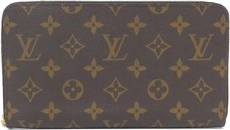 Louis Vuitton Marron Monogram Monogram Long Wallet (Bi-Fold) (Pre-Owned)