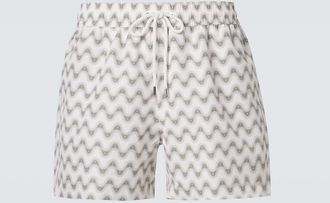 Frescobol Carioca Rio printed swim trunks