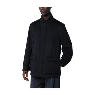 Lardini Field Jacket - Coats - Hombre - Azul - L
