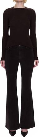 Pistola Denim Kinsley Mid Rise Ultra Flare Jeans In Mocha