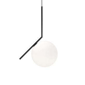 FLOS IC S2 BRO Pendelleuchte, schwarz