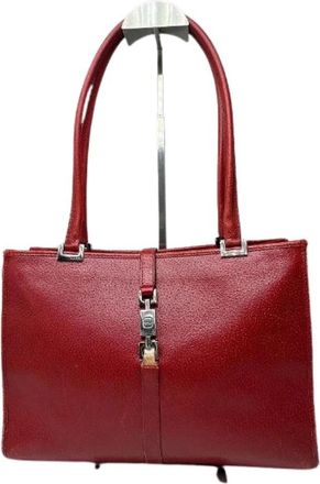 Gucci Pre-owned Jackie Schoudertas - Dames - Vintage Schoudertas - Rood - ONE Size - Leer - Vintage