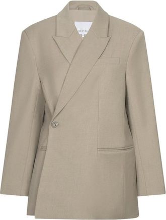 Dante6 Bolton Wrap Blazer - Dames - Jassen - Beige - Maat: XS Leer