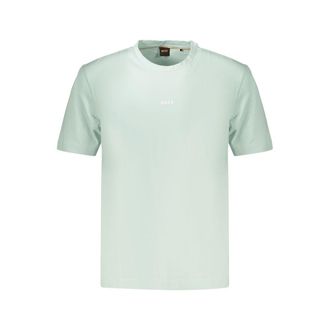 HUGO BOSS Blauw Katoenen Heren T-Shirt