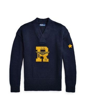 Ralph Lauren SURPLUS-LETTERMAN COTTON SWEATER