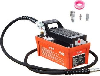 OEM 1,6l Lufthydraulische Pumpe 700bar Hydraulikpumpe 0,8l/min (ohne Last) 0,16l/min (belastung) Hydraulische Fu&szlig;pumpe Mit 2m Schlauch Luft Fu&szlig;pumpe Fu&szlig;be
