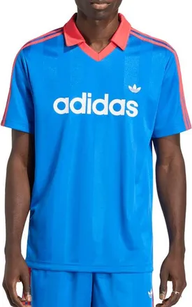 adidas Logo Jacquard Jersey in Blue at Nordstrom, Size Xx-Large