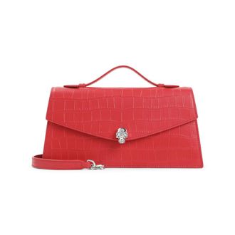 Alexander McQueen Red Skull Medium Crossbody Bag