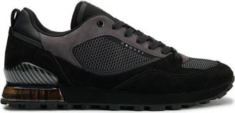 Cruyff Mens Snyper Trainers - Black Suede - Size UK 11.5