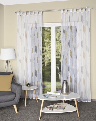 Home Wohnideen Vorhang »PAOLO« Schlaufen 1 Stk. tlg. Schlaufenschal bedruckt