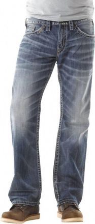 Silver Jeans Co Zac Relaxed Fit Jeans In Light Wash