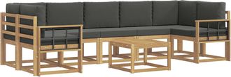 vidaXL Conjunto De Sof&aacute;s De Exterior 6 Uds. Vidaxl