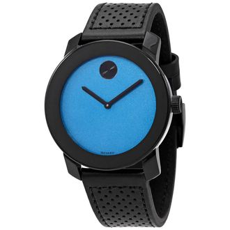 Movado Bold TR90 Quartz Blue Museum Dial Mens Watch 3600761