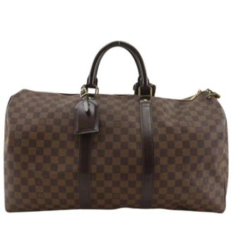 Louis Vuitton Pre-owned Weekend Bags, female, Brown, Size: ONE SIZE Pre-owned Boston Bag