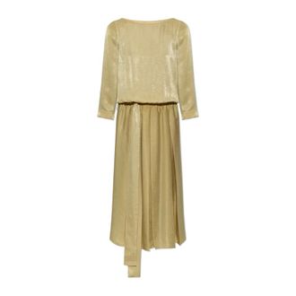 Maison Margiela Abito con foulard - - Dresses - Donna - Giallo - S