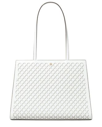 Tory Burch Emerson Leather Perforated Tote