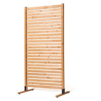OEM Biombo De Madera De 91 X 6,3 X 187 Cm, Biombo De Madera Independiente Con Soporte, Mampara Decorativa Para Patio, Divisor Para Exteriores Para Balc&oacute;n,