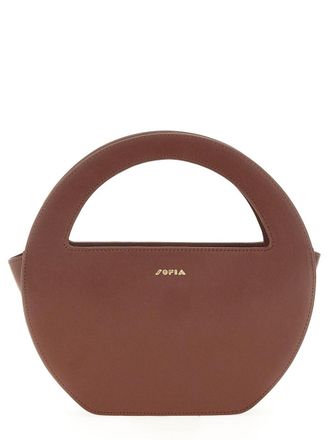 Vix Black Mini Edda Calf Leather Shoulder Bag