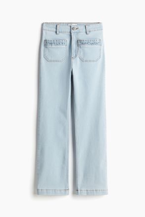 H&M Cropped Jeans - Helles Denimblau
