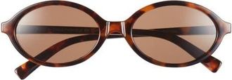 BP. Retro Oval Sunglasses in Tortoise at Nordstrom