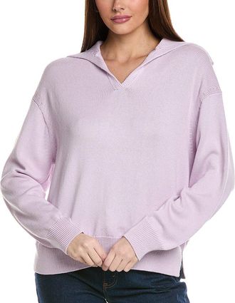 Lafayette 148 New York Drop Shoulder Silk-Blend Sweater