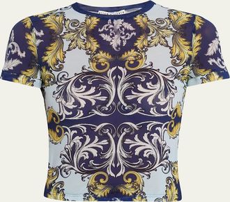 Alice & Olivia Tess Crewneck Tee