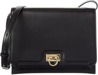 Ferragamo Ferragamo Trifolio Leather Shoulder Bag