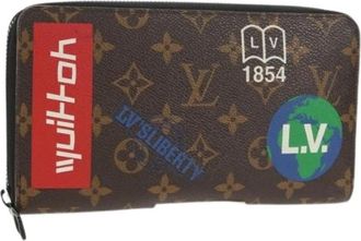Louis Vuitton Pre-owned Wallets, female, Brown, Size: ONE SIZE Pre-owned Vintage Monogram Long Wallet