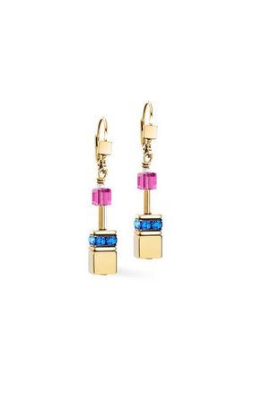 Coeur de Lion Geocube Iconic Metallic Gold Earrings at Nordstrom