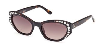 Guess GM00001 52F Womens Sunglasses Tortoiseshell Size 55