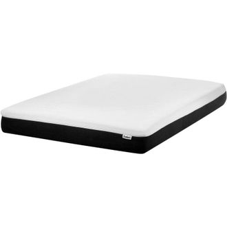 Beliani Beliani - Colch&oacute;n De Espuma Visco Gel Medio Con Funda Extra&iacute;ble De Poli&eacute;ster Con Cremallera 140 X 200 Cm Spongy